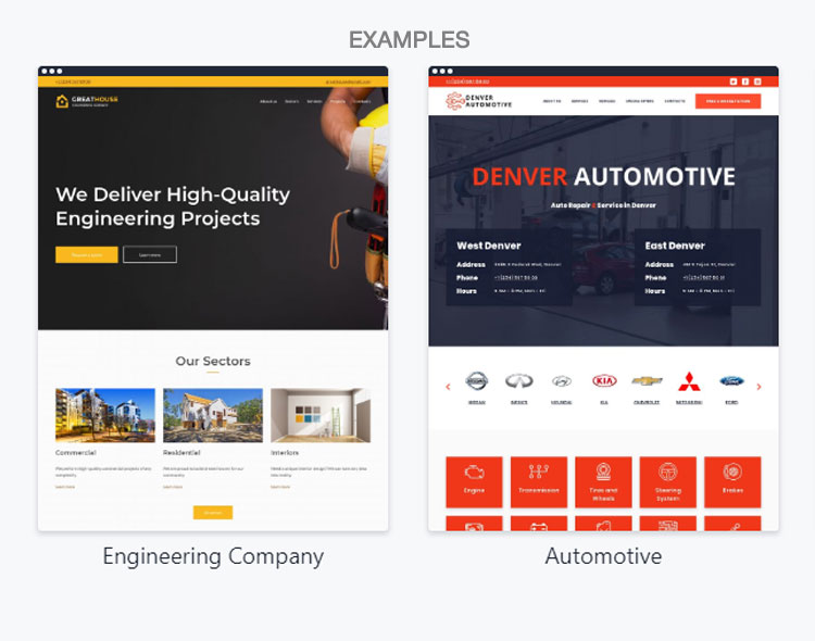 landing page
